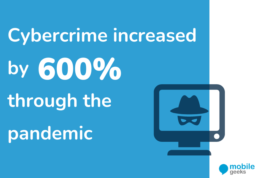 cyber stat- increase in crime during pandemic