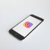 instagram app opened on phone